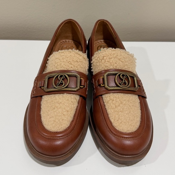 Sam And Libby Brooklyn Tailored Loafers With Metal Buckle Women's US 7.5 - Picture 1 of 12